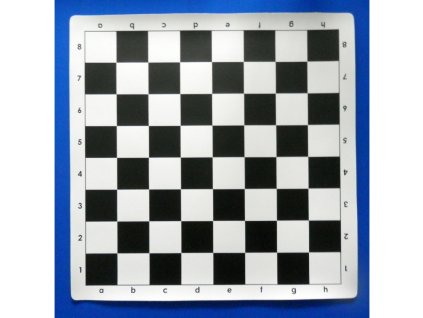 Šachové plátno černobílé velké - silikon