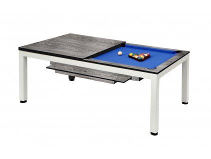 Kulečníkový stůl Elegant Dinner White s jídelní deskou
