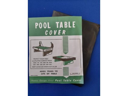 Krycí plachta na kulečník 9ft Black se závažím