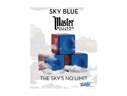 Kulečníková křída Master Tournament/Sky Blue - Prestige