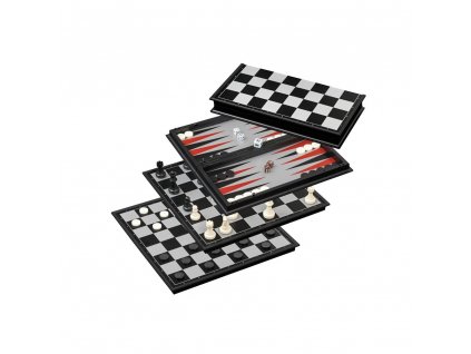 Šachy+dáma+Backgammon set Magnetic