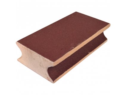 Brousek kůže sanding block wood 9 cm