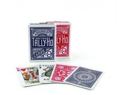 Hrací karty Tally-Ho Circle Back – modré