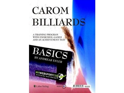 Kniha karambol Carom Billiards by Andreas Efler English