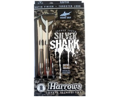 Šipky Soft Silver Shark 18g
