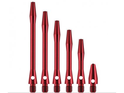 NÁSADKY NA ŠIPKY ALUMINIUM ALU DARTS ČERVENÉ