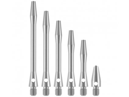 NÁSADKY NA ŠIPKY ALUMINIUM ALU DARTS STŘÍBRNÉ