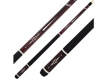 Cuetec Warrior 2 Burgundy – celkový pohled