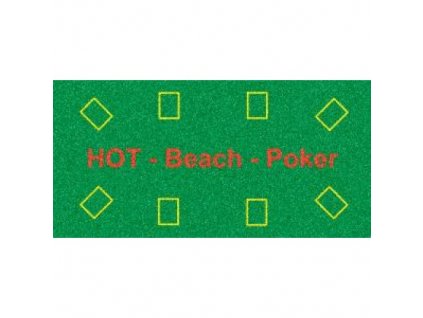 Plátno poker plážová osuška 140 x 70 cm