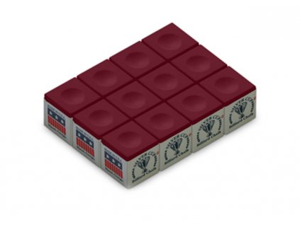 Kulečníková křída Silver Cup Burgundy