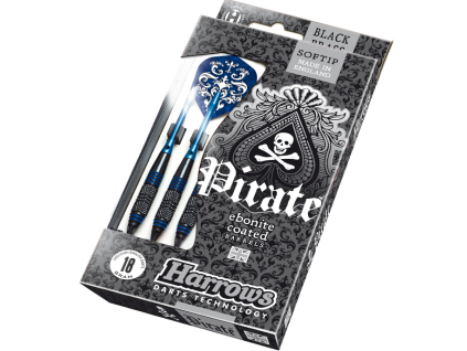 Šipky soft Pirate 18g Blue