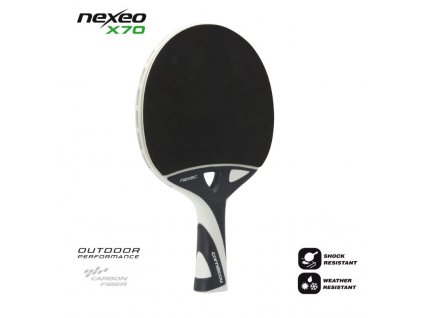 Pálka na stolní tenis Cornilleau Tacteo 50 Outdoor Grey šedá