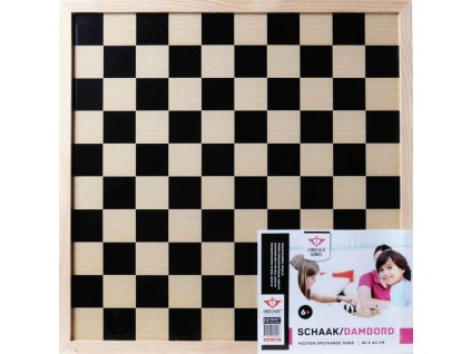 Šachovnice Longfield 40 cm černobílá