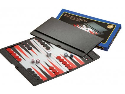 Backgammon cestovní plastové magnetické Philos 17 x 10 cm