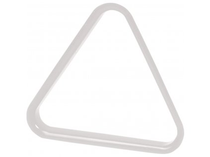 Trojúhelník bílý plast 57,2 mm Basic