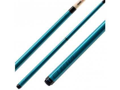 Cuetec Chroma Hydra Blue 3/8 x 14 + obal – celkový pohled