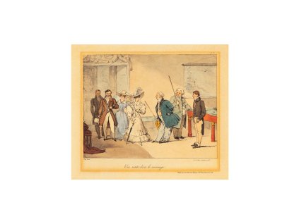 Plakát Une Visite 56x49 cm
