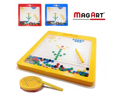 Magnetická kreativní tabulka MagArt (Barva Červená)