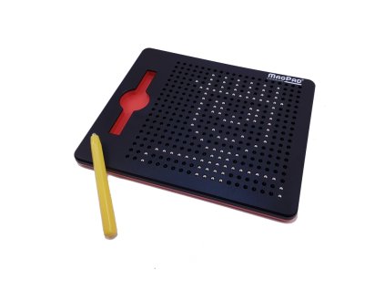 Magnetická kreslící tabulka Magpad - Medium 380 kuliček, Barva Černá