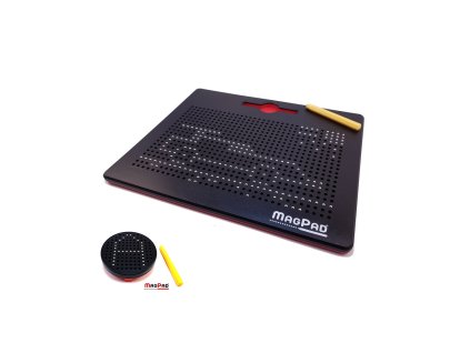 Magnetická kreslící tabulka MAGPAD Big 714 kuliček, Barva Černá