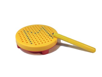 Magnetická kreslící tabulka Magpad Round cestovní, Barva Žlutá