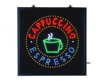 Tabule Cappucino Espresso LED diody 53x53cm