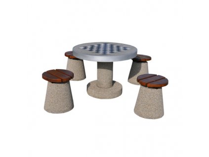 Šachový stůl betonový Bet Pro 521