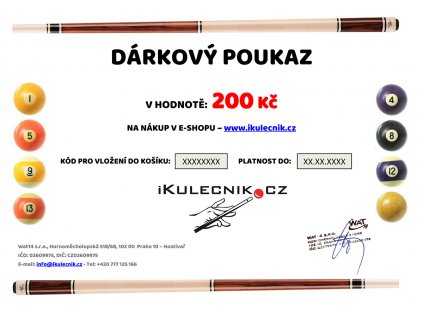 poukaz vzor 200