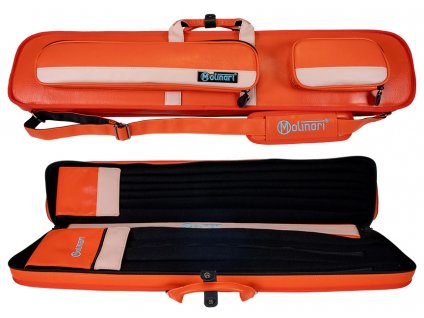 Pouzdro na tágo Molinari Retro orange/pink cue bag 3/6