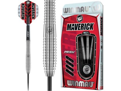 Šipky steel Winmau Maverick 80% tungsten 21g
