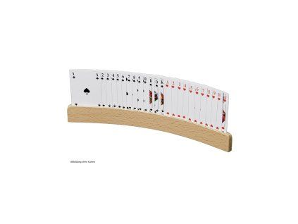 Dřevěný držák karet 35 cm