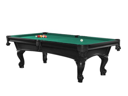 55 147 08 1 Billardtisch Pool Shelton 8 ft Fuss schwarz gelbgruen