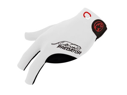 45 195 06 2 Handschuh Predator Second Skin 3 Finger Jasmin Ouschan Weiss fur linke Hand main