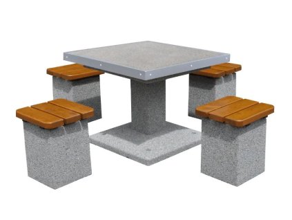 Rekreační betonový stůl 514 C