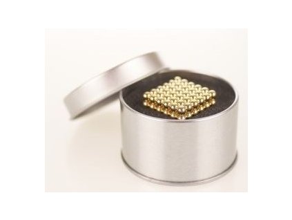 Magnetické kuličky Neocube Ø 5mm Puzzle Zlaté