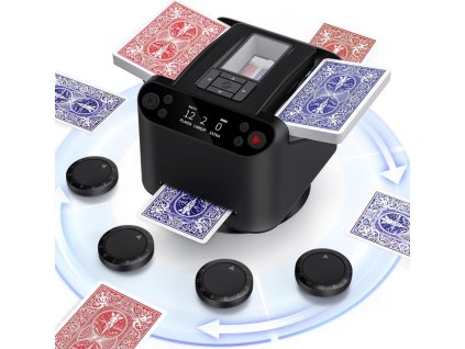 Míchačka karet s dálkovým ovladačem - otočná 360°