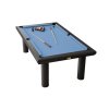 Billard Jazz cuir drap bleu poudre
