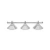 Lampa CLUB 3 kov / sklo silver