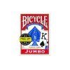 Hrací karty Bicycle Rider Back – jumbo index, červené