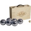Petanque 6 koulí v dřevěném boxu