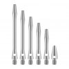 NÁSADKY NA ŠIPKY ALUMINIUM ALU DARTS STŘÍBRNÉ