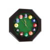 Hodiny Billiard Polygon tmavé