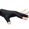 45 199 05 1 Handschuh Cuetec Axis 3 Finger schwarz rot side