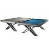 55 135 08 7 Billardtisch Pool Rasson Pierce 8 ft Fuss hellgrau royalblau