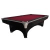 55 200 08 5 Billardtisch Pool Dynamic IV glaenzend schwarz burgund
