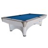 55 200 09 3 Billardtisch Pool Dynamic IV 9 ft Fuss glaenzend weiss royalblau