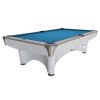 55 200 09 3 Billardtisch Pool Dynamic IV 9 ft Fuss glaenzend weiss elektrikblau