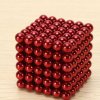 Magnetické kuličky Neocube Ø 5mm Puzzle Červená