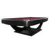 55205576 Billardtisch Pool Dynamic Axion 9ft matt schwarz pers burgund