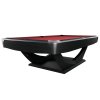 55205576 Billardtisch Pool Dynamic Axion 9ft matt schwarz pers rot